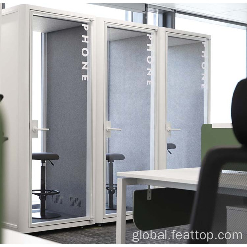 acoustic phone booth Modern design privacy acoustic soundproof office phone booth Supplier